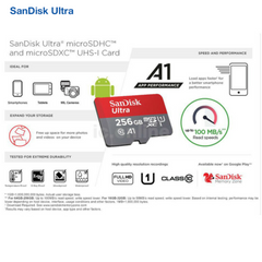 Micro SD Memory Card SanDisk Ultra Extreme USB 16 32GB 64GB 128GB 256GB