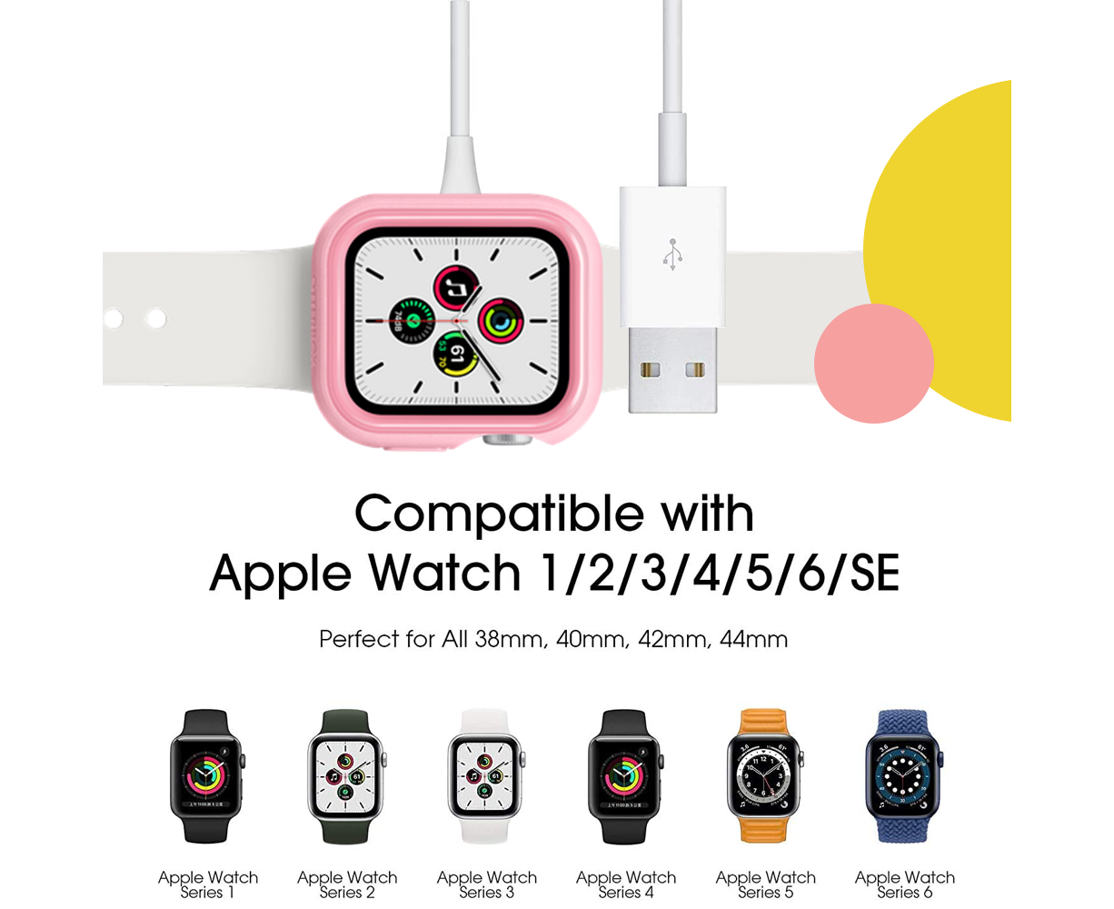 Portable QI Magnetic Wirless Smart Charger for Apple Watch Series