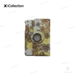 iPad Mini2/3 360 Rotating Flower Design Leather Case