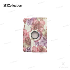 iPad Mini2/3 360 Rotating Flower Design Leather Case