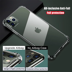 iPhone 12 Mini Transparent Shock Resistant Case Clear