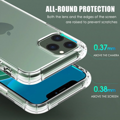 iPhone 12 Mini Transparent Shock Resistant Case Clear