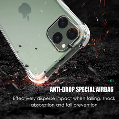 iPhone 12 Mini Transparent Shock Resistant Case Clear