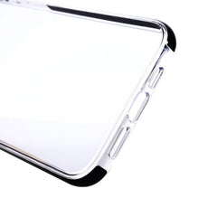 iPhone 12 Mini Shockproof Clear TPU+PE Black