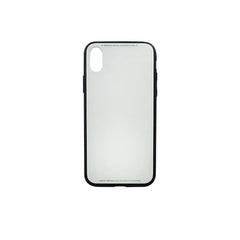 iPhone X Luxury Tempered Glass Hard Case