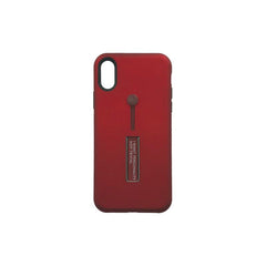 iPhone X Matte Ring Holder Kick Stand Velvet Case