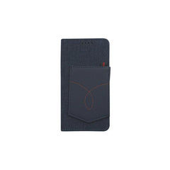 iPhone X Jeans Leather Flip Case