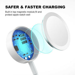 Portable QI Magnetic Wirless Smart Charger for Apple Watch Series 7 6 5 4 3 2 1 SE