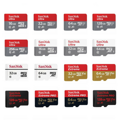 Micro SD Memory Card SanDisk Ultra Extreme USB 16 32GB 64GB 128GB 256GB